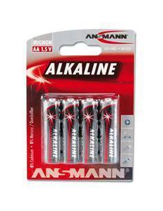 ANSMANN Pila AA Alkalina - Pack de 4