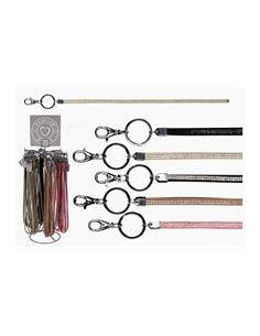 FASHION Colgante Universal De Cuero Con Brillantes Surtido Colores