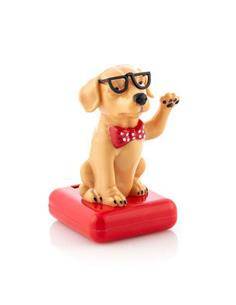 Figura Solar Perro Con Gafas Con Movimiento