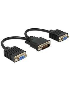 DELOCK Adaptador DMS 59 Macho a 2xVGA Hembra 20 Cmts