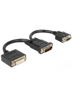 DELOCK Adaptador DMS 59 Macho a DVI 24+5/H y VGA/H 20Cmts