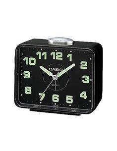 CASIO Reloj Despertador TQ-218-1DF Negro