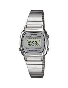 CASIO COLECCION LA670WEA-7EF Reloj Digital, Acero Inoxidable, Fecha, Alarmas, Resistente al Agua