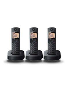 PANASONIC Telefono Inalambrico Trio KX-TGC313 Negro