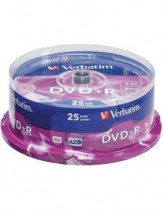 VERBATIM Lata De 25 DVD+R 16X 4.7GB ADVANCED AZO