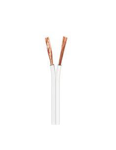 NIMO WIR9001 Cable Paralelo Altavoz Blanco 2X0.50mm Polarizado Por Metro