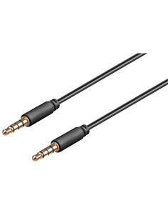 Nimo Cable Jack Estereo 4 Pin 3.5mm M/M Negra 0.5 mtrs WIR730