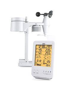 ALECTO Estacion Barometrica Digital WS-4800 Con Sensor Ext Inalambrico Humedad, Alarma Hielo, Fase L