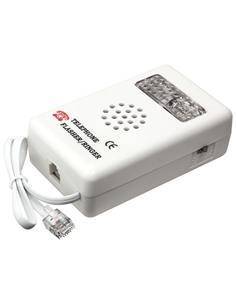 ACTF01 Timbre Adicional Con Sonido Y Luz Para Telefono Fijo