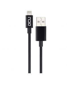 DCU Cable Datos Lightning A Usb Iphone/Ipad 1Mtr Negro Pure Soft