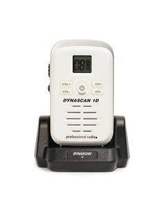 DYNASCAN 1D Emisora mini  Portatil FM UHF PMR-446 Blanca miniatura y sin antena de goma