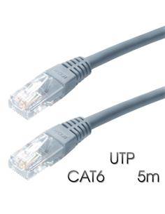 Cable De Red RJ45 UTP Cat 6 5Mtrs Gris CR0744