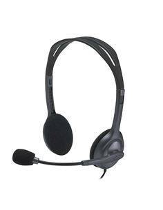LOGITECH Micro Auricular Para PC/Smartphone/Movil H111 Jack 3.5 Negroº