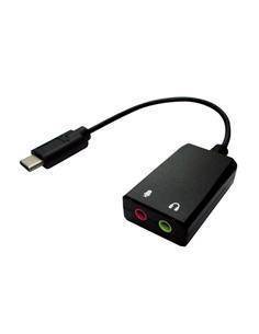 VALUE Adaptador Tipo-C A 2X Jack 3.5mm/H Microfono y Auricular