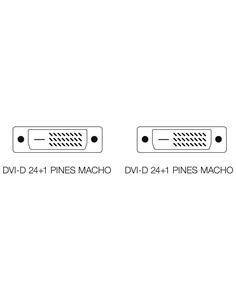 NIMO Cable DVI-D 24+1 M/M 3Mtrs Conector Dorado WIR1061
