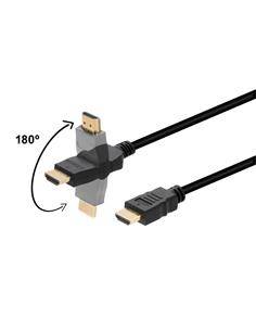 NIMO Cable HDMI M/M Rotatorio 180 Grados 2Mtrs Negro WIR820
