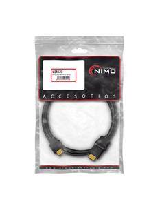 NIMO Cable HDMI M/M Rotatorio 180 Grados 2Mtrs Negro WIR820