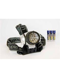 ARCAS Linterna De Cabeza 19 Led 60 Lumenes A Pilas LIN061
