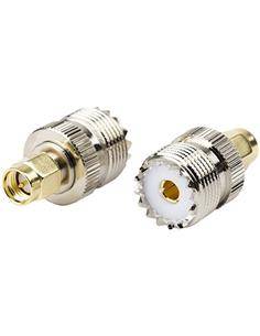 Adaptador SMA Macho UHF Hembra