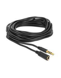 DELOCK Cable Extensor Jack 3.5mm M/H 4 Pin 5Mtrs 84669