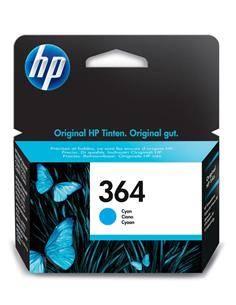 HP Tinta 364 Cyan Para Photosmart B8550, C5380, C6380, D5460