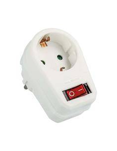 NIMO Adaptador Enchufe Schuko Con Interruptor MEL045 250V/16A