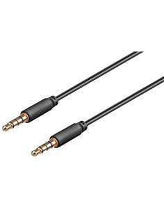 NIMO Cable Jack Estereo 4 Pin 3.5mm M/M Negra 3 mtrs WIR734