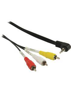 Cable Jack 3.5MM Acodado A 3RCA/M 1.5Mtrs