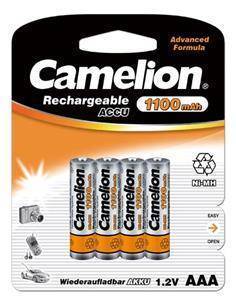 CAMELION Pilas AAA Recargable 1100Mah Pack de 4