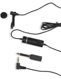 FONESTAR Microfono de Condensador Solapa Con Adaptador Entrada Microfono Dinamico FCM-410