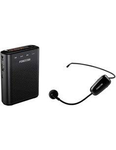 FONESTAR Altavoz Amplificado Con  Microfono Inalambrico y Con Cable ALTA-VOZ-W30 Radio,Usb,Micro sd