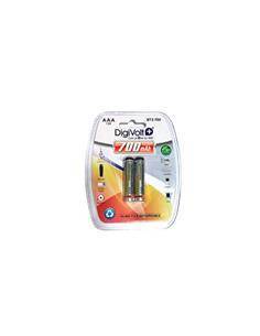 DIGIVOLT Pack 2 Pilas Recargables AAA 700Mah NI-MH BT2-700