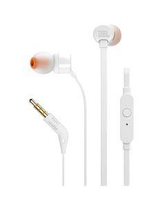 JBL T110 Mini Auriculares Estereo con Microfono Blanco