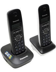 PANASONIC Telefono Inalambrico Duo KX-TG1612 Blanco, Negro