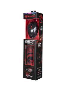SCORPION Raton Gaming 4000DPI+ Alfombrilla 287x244x3mm G928+G1