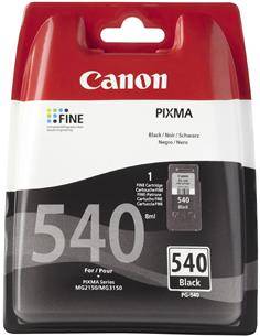 CANON Tinta 540 Negra Para Pixma MG2150, MG3150