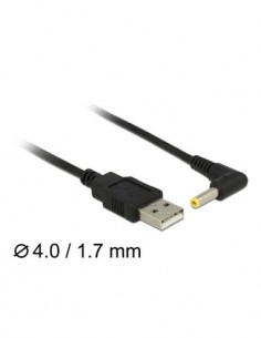 DELOCK Cable De Alimentacion Jack DC 4.0x1.7mm A Usb 1.5Mtrs 85544