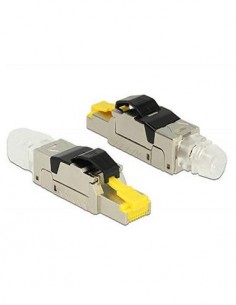 DELOCK Montaje de Enchufe RJ45 Cat8 Metalico 86485