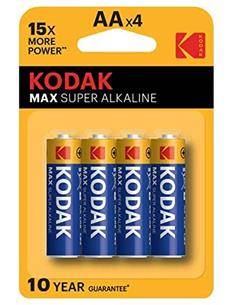 KODAK Pack 4 Pilas AA Alcalinas