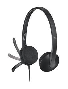 LOGITECH Auricular Tipo Casco H340 Por Usb, Microfono, Reduccion de Ruido