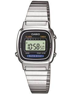 CASIO COLECCION LA670WEA-1EF Reloj Digital, Acero Inoxidable, Fecha, Alarmas, Resistente al Agua