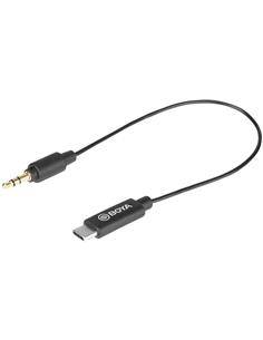 BOYA Cable Adaptador Jack 3.5mm TRS a Tipo C  BY-K2