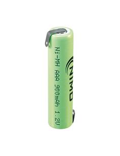 NIMO Bateria BAT165 AAA 1.2V 900Mah NIMH Para Soldar