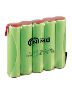 NIMO Bateria Recargable BAT168 AAAX5 NIMH 6V 900MAH