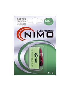 NIMO Bateria Verde BAT-229 2XAAA 2.4V 700 Mah