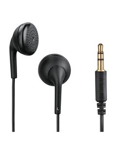 HAMA Auricular Estereo Con Cable 1.2Mtrs Jack 3.5mm Negro 184035