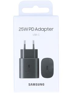 SAMSUNG Adaptador Corriente PD Tipo C 25W Negro