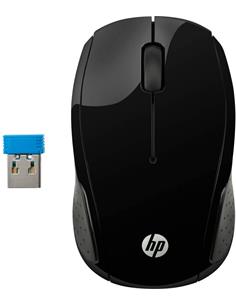 HP Raton Optico Inalambrico 200 Dpi 1000 2.4Ghz Negro