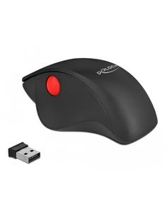 DELOCK Raton Inalambrico Ergonomico Usb Negro 12598