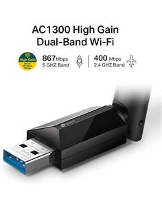 TP LINK Adaptador Wifi Usb AC1300 Archer T3U Plus Con Antena Usb 3.0